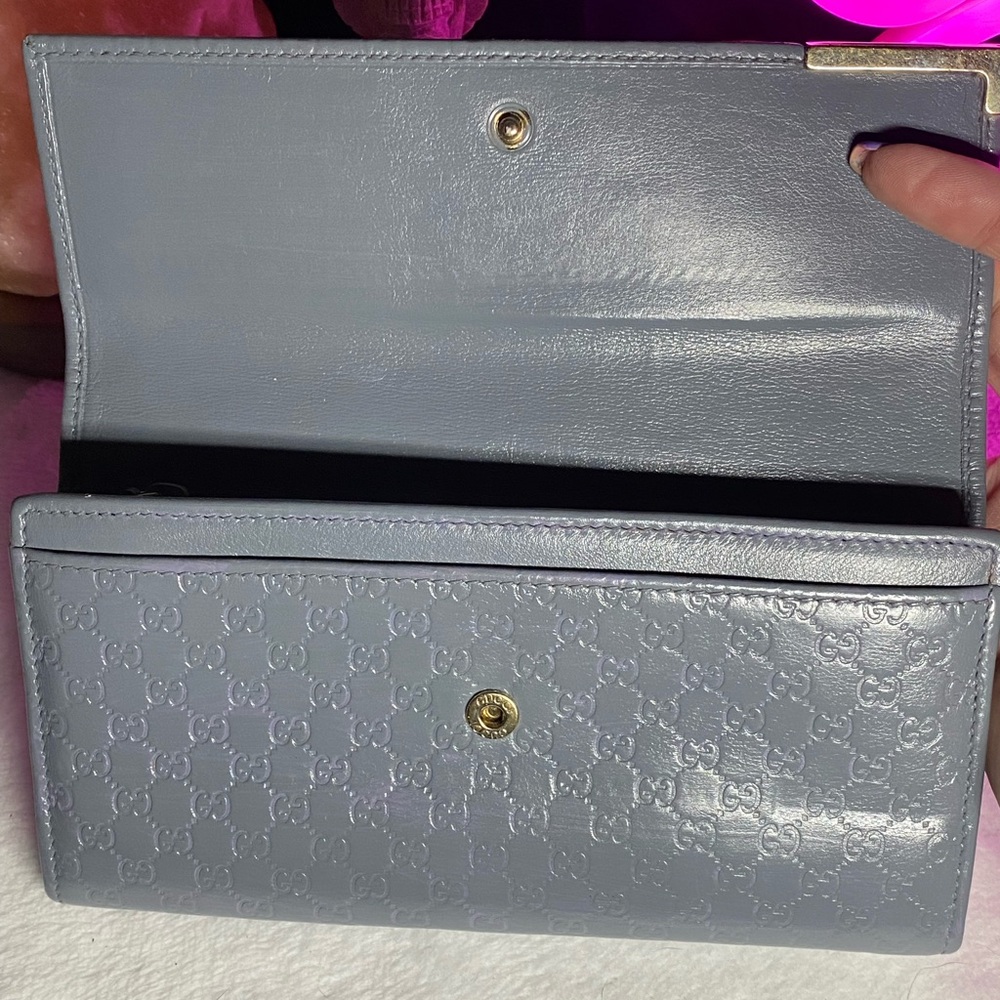 EUC Gucci Guccissima Long Wallet w/COA (Painted) - Picture 2 of 11